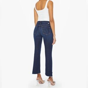 Mother the insider crop step fray  jeans after party size 26 Women's Dark blue